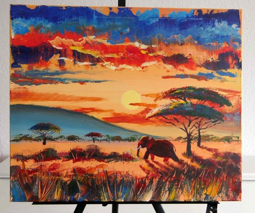Original acryl gemälde - original,