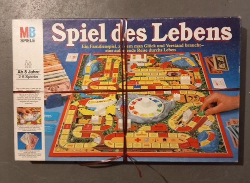 Spiel des lebens - des, fahnen