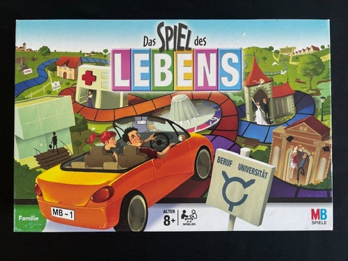 Das spiel des lebens hasbro - spiel,
