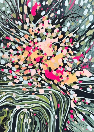 Gemälde abstrakt acryl - gemälde,