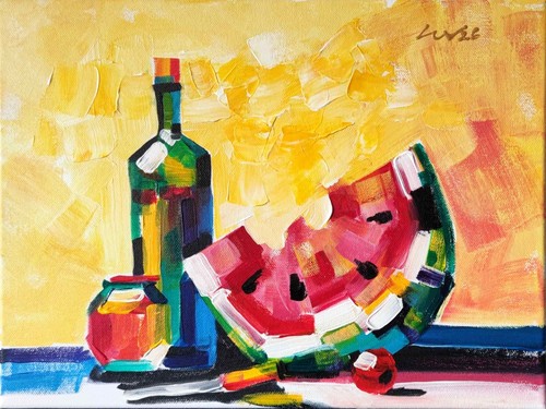 Original acryl gemälde - acryl,