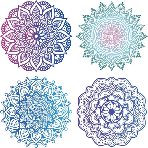 Stile mandala fenster - 4,