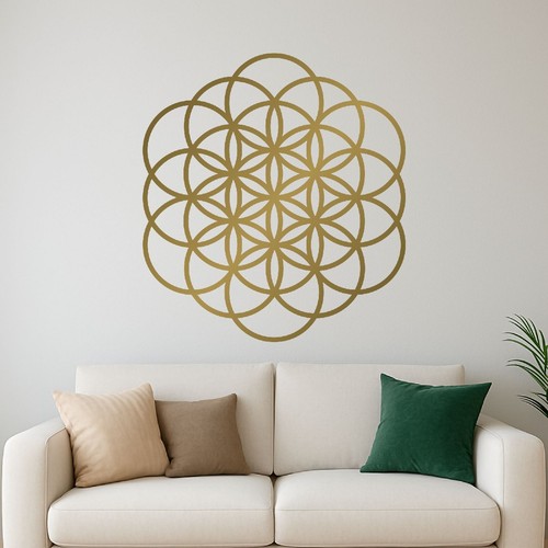 Blume des lebens wandtattoo - des,